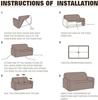 Einfarbige Sofabezüge für Wohnzimmer, elastischer Sofabezug, L-förmiger Eckcouchbezug, Schonbezug, Stuhlschutz, 1/2/3/4-Sitzer