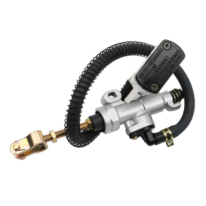 Universal Motorcycle Rear Foot Hydraulic Brake Pump Quad Dirt Bike Pit Brake Master Cylinder ATV Motorbike Brakes  Accessories