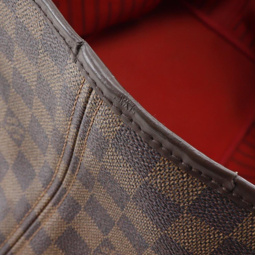 LOUIS VUITTON Neverfull GM Tote Bag N51106 Brown Damier canvas unisex Used