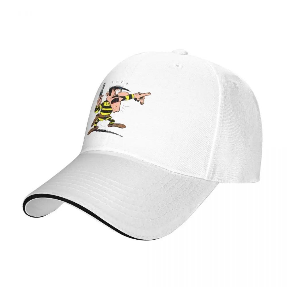 Joe Lucky Luke Cappellini da Baseball Vintage Cartone Animato Daltons Anime Cappellini Sandwich Unisex Copricapo Regolabile Sport