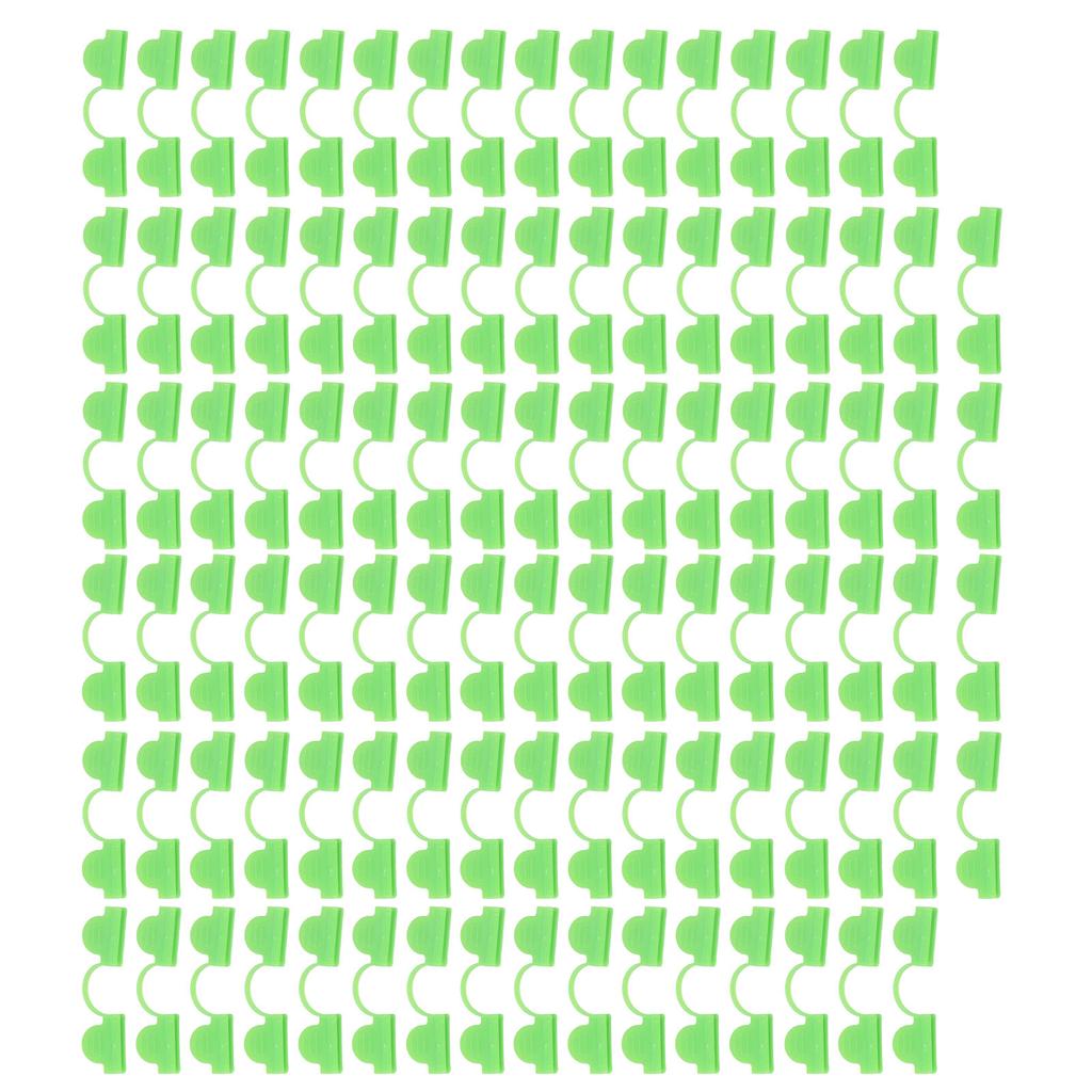 100PCS Greenhouse Clamp Plastic Double Head Shading Garden Hoop Greenhouse Clip Fiberglass