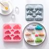 3D Cloud Shaped Chocolate Silicone Mould DIY Cake Decor Baking Tool Porous Biscuit Pudding Ice Cube Mould Soap Candle Mold Gifts