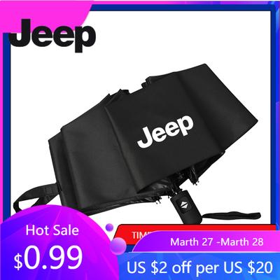 For Jeep Car Umbrella For Jeep Renegade JK Compass Grand Cherokee Gladiator Patriot Trail Commander Automatic Folding Windpro