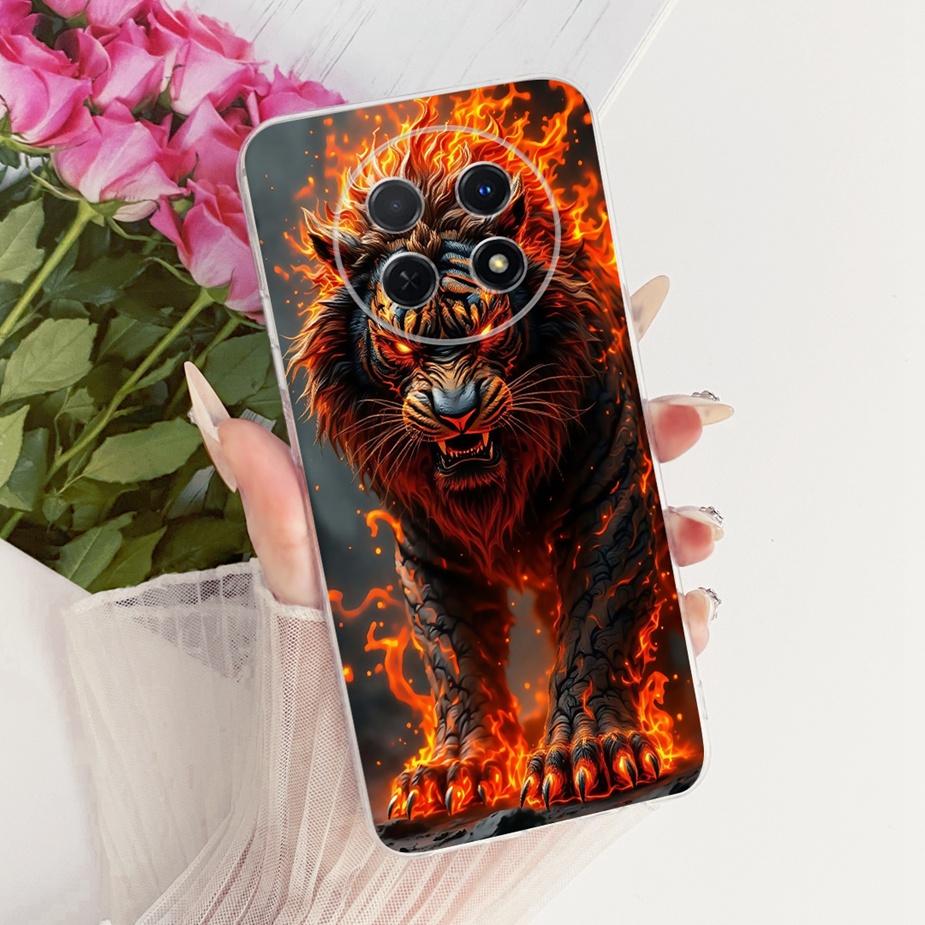 For Huawei Nova Y91 Case STG-LX1 STG-LX2 Stylish Bow Flowers Painted Cover Soft Silicone Case For Huawei Nova Y91 NovaY91 Fundas