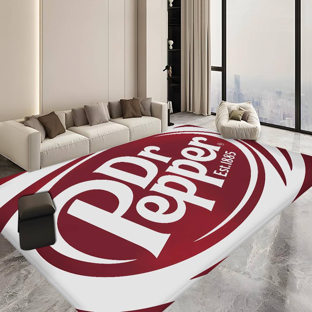 D-Dr Pepper Entrance Door Mat Nordic Style Bedroom Living Room Doormat Home Balcony Anti-Slip Modern Home Decor