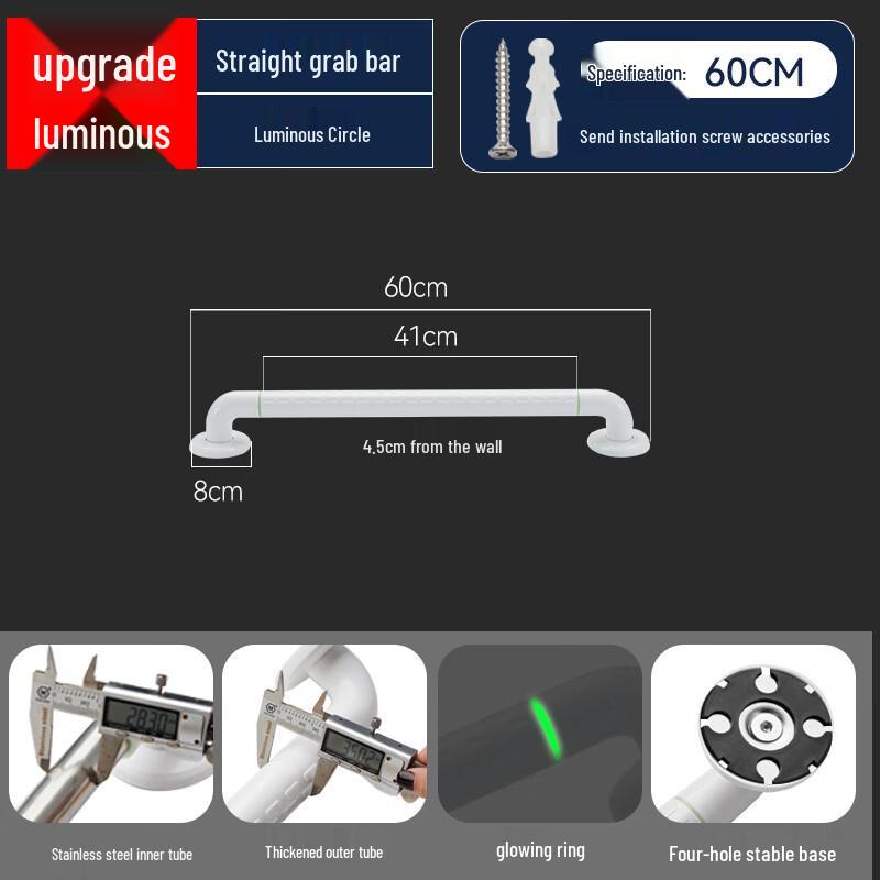 Stainless Steel Bathroom Grab Bar