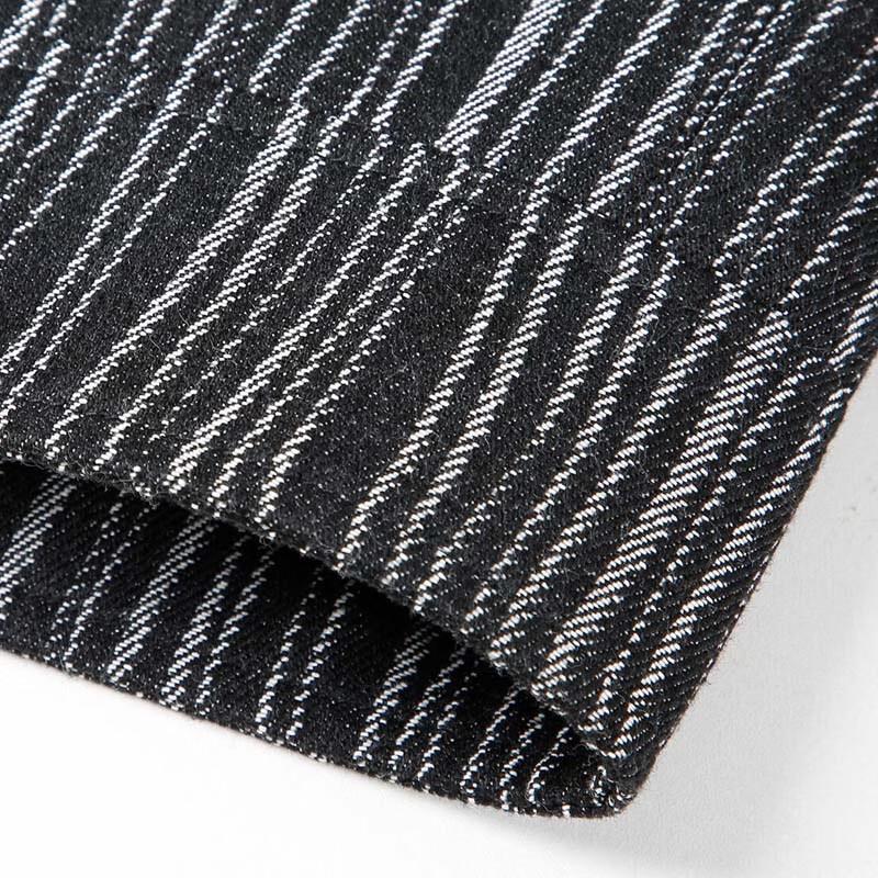 TRIES Men's Vertical Stripe Jacquard Jacket