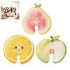 Multi Purpose Kitchen Scrubbers 2PCS Fruit Shaped Dishwashing Sponges, Pears/Oranges/Apples Shape, Wood Gadgets for Cleaning Pulp Cellulose