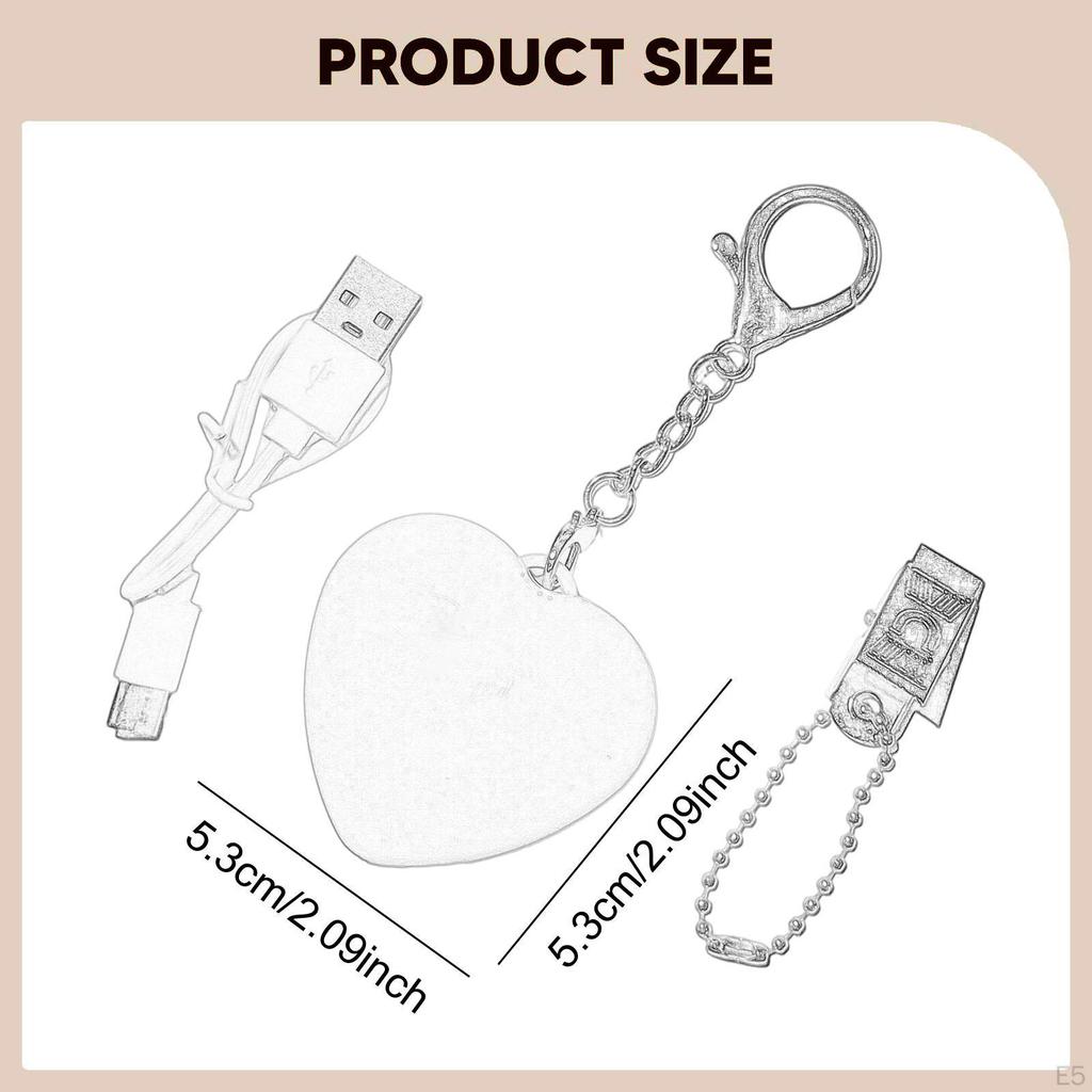 Handbag Touch Light, Lightweight Heart Shaped Mini Night Lamp Purse Light for Nursery, Bedroom