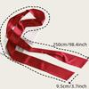 Elegant Adjustable Waist Belt with Glossy Straps – Multi-Use Fashion Accessory Long Wide Silk Scarf