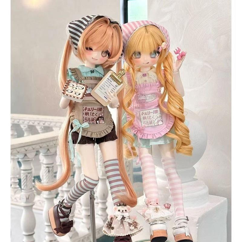 Bjd Doll Clothes Are Suitable For 1/4 Size Cartoon Sweetheart Doll Clothes And 2D Maid Doll Accessories
