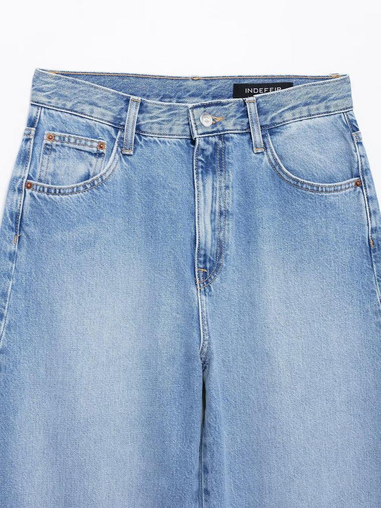 Spring 2025 Women's European & American Style High Waist Tapered Leg Curved Silhouette Jeans