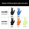 Jun Ding Ying 3-Finger Ambidextrous Billiards Gloves (Pair)