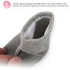 (Apricot) Heel Anti Crack Sleeve With Gel Moisturizer For Overnight Treatment - Gray Half Socks