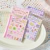Cute Mini Nail Sticker Book Cartoon Embossed Diary Stickers Self Adhesive Soft Cup Stickers Art Decoration