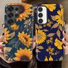 Sunflower Beauty Phone Case for Samsung Galaxy S25 S20 FE S25Ultra A26 S23 A16 A56 A36 S24 Ultra S23Ultra Soft Cover Capa