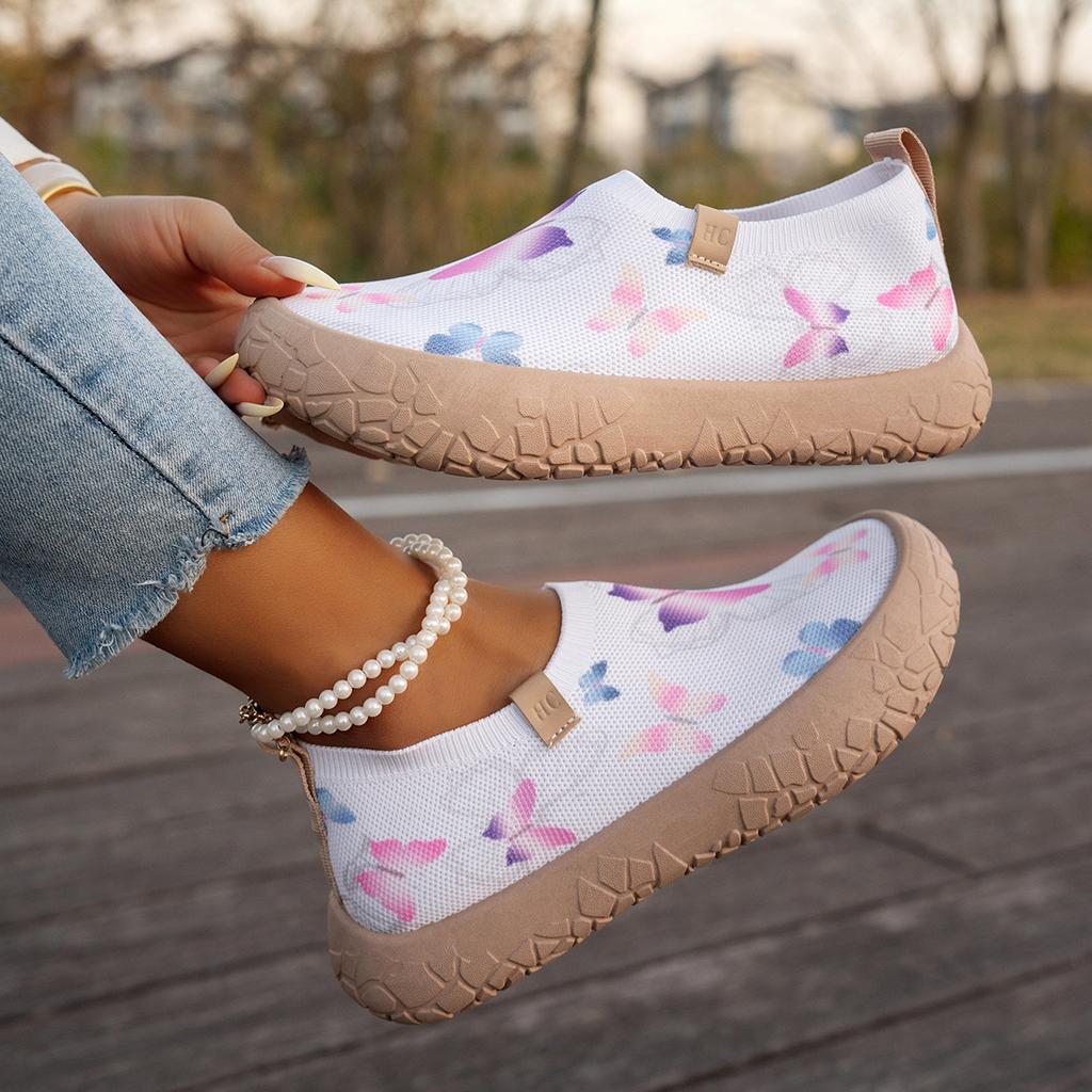 Frühlings- und Herbst-Damenschuhe Atmungsaktive Laufschuhe Rutschfeste Sport- und Freizeitschuhe