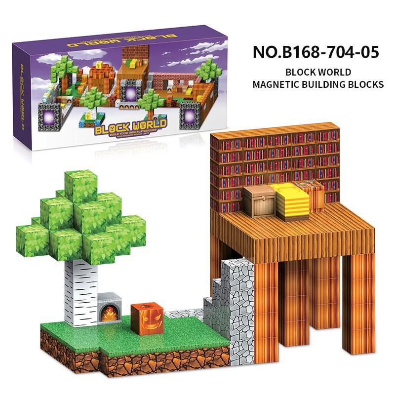 Source Factory 60 Models My Magnetic World Magnetic Block Theme Set Diy Build Magnetic Building Block Toys
