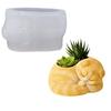 Sleeping Cat Silicone Mold For Candle Making, Storage Box, DIY Epoxy Resin & Gypsum Craft Mold
