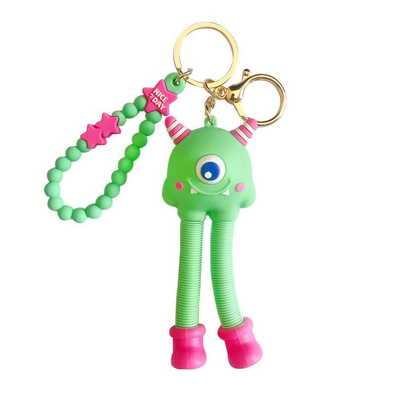 Cute Stretch Monster Keychain Durable Pvc Material Perfect For All Occasions
