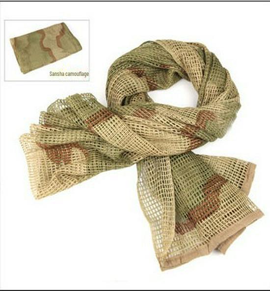 Special Forces Tactical Jungle Camouflage Multi-Purpose Mesh Scarf