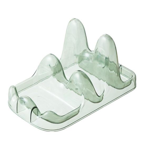 Pot Lid and Spatula Holder U-shaped Slot Multipurpose Countertop Spoon Fork Spatula Rack Kitchen Storage Holder
