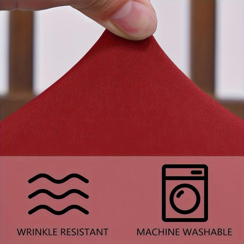1Pcs Solid Color High Elastic Chair Cover Soft Chair Seat Covers Comfortable Chair Slipcover Minimalist Style Chair Protective Cover
