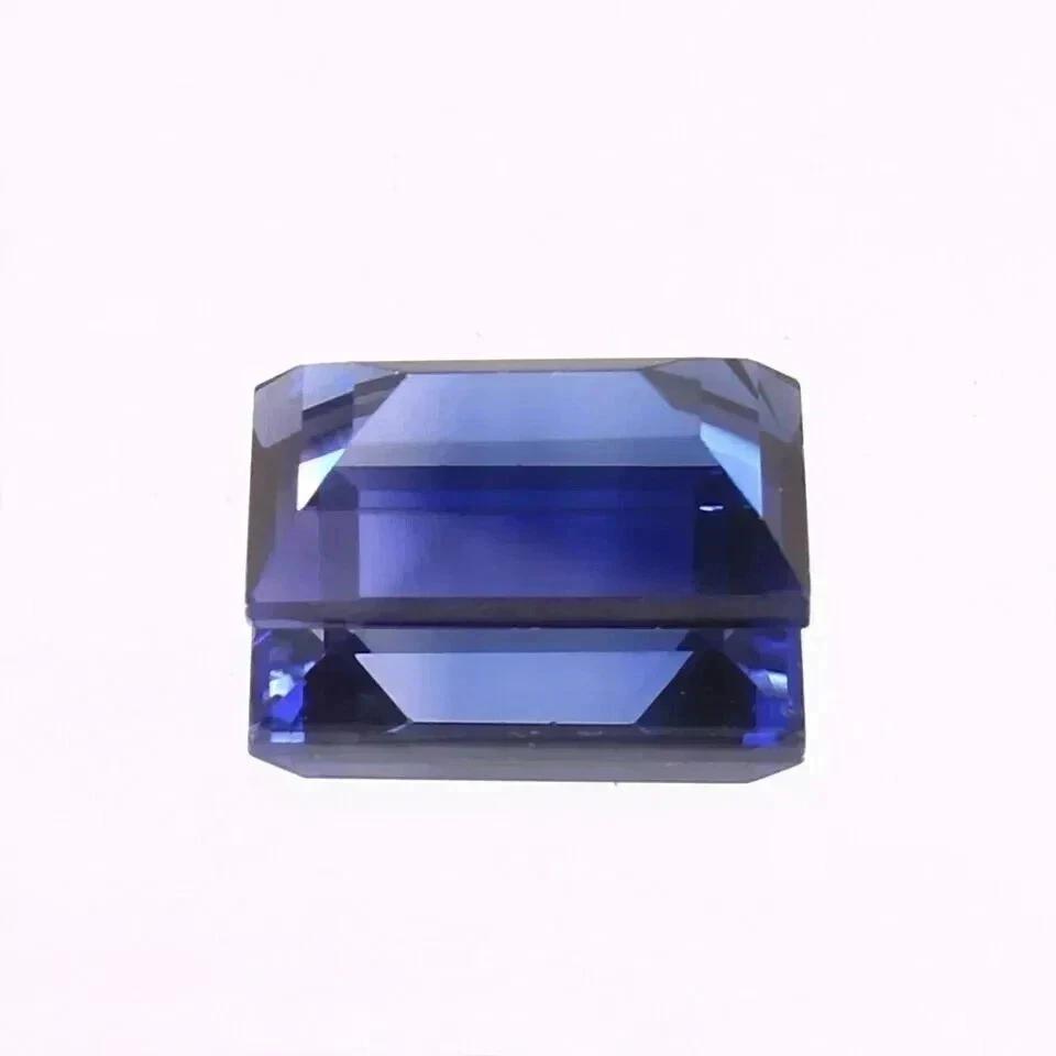 26 Ct Natural Blue Sapphire Baguette Cut Flawless Certified Loose Gemstone+ Gift