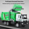 1:35 City Sanitation Truck Alloy Car Model Diecast Garbage Sorting Sanitation Clearing Vehicle Children Toy Present For Boys
