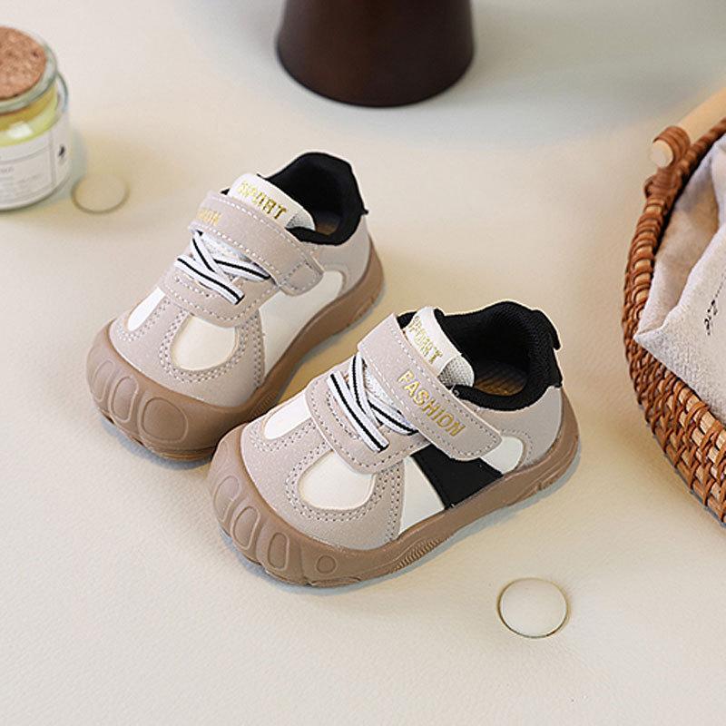 

Детская Весенняя Новая Обувь 0-1 до 2 Лет Детская Повседневная Спортивная Обувь Мужская и Женская Детская Обувь для Малышей 16 чёрный