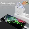 PD 25W 6-Port Fast Charger: 3 USB, 3 PD 55W with QC3.0 – EU, UK, AU Plugs