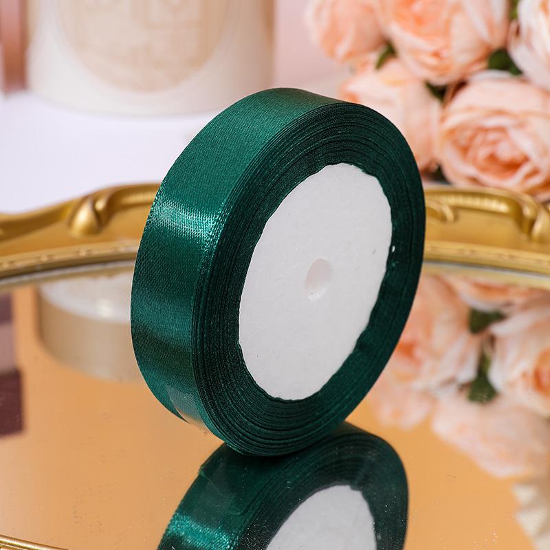 22meters/roll Wide 2cm Satin Ribbon Wedding Holiday Season Party Decor DIY Making Handmade Gift Wrapping Crafting Materials