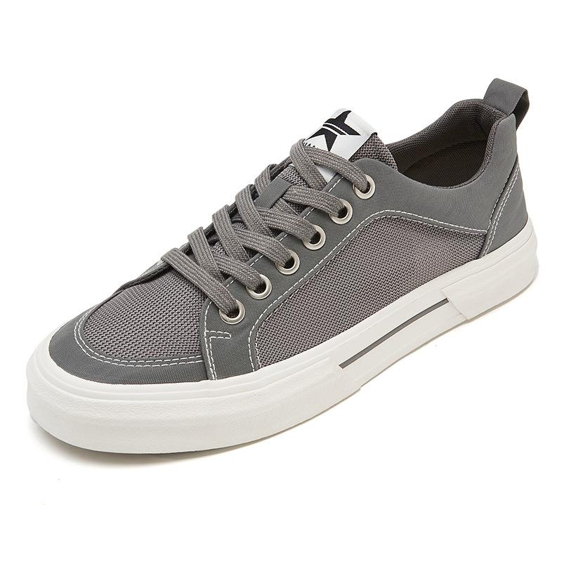 New Summer Men's Shoes with Niche Design and Versatile Comfortable Casual Cloth Shoes Breathable Low Top Trendy Shoes