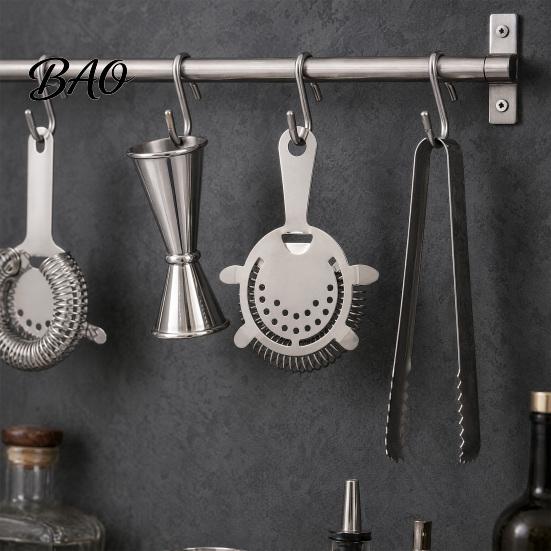 Beverage Strainer Cocktail Strainer, Stainless Steel Bar 4 Prong with High Density Spring, Drink Professional Bartending Tools for Bartenders
