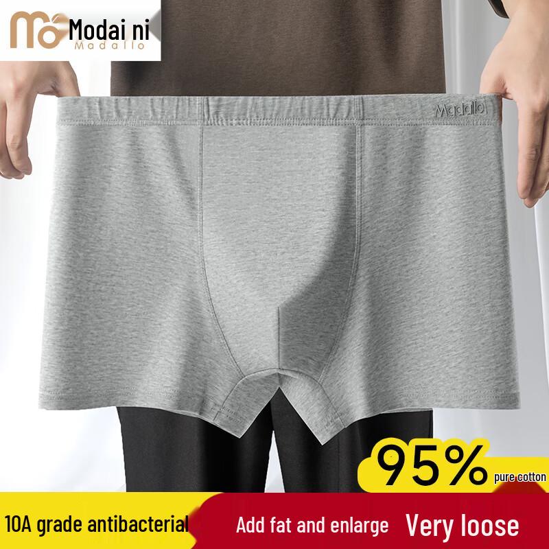 Men's Antibacterial Modal Cotton Boxer Briefs 3-Pack