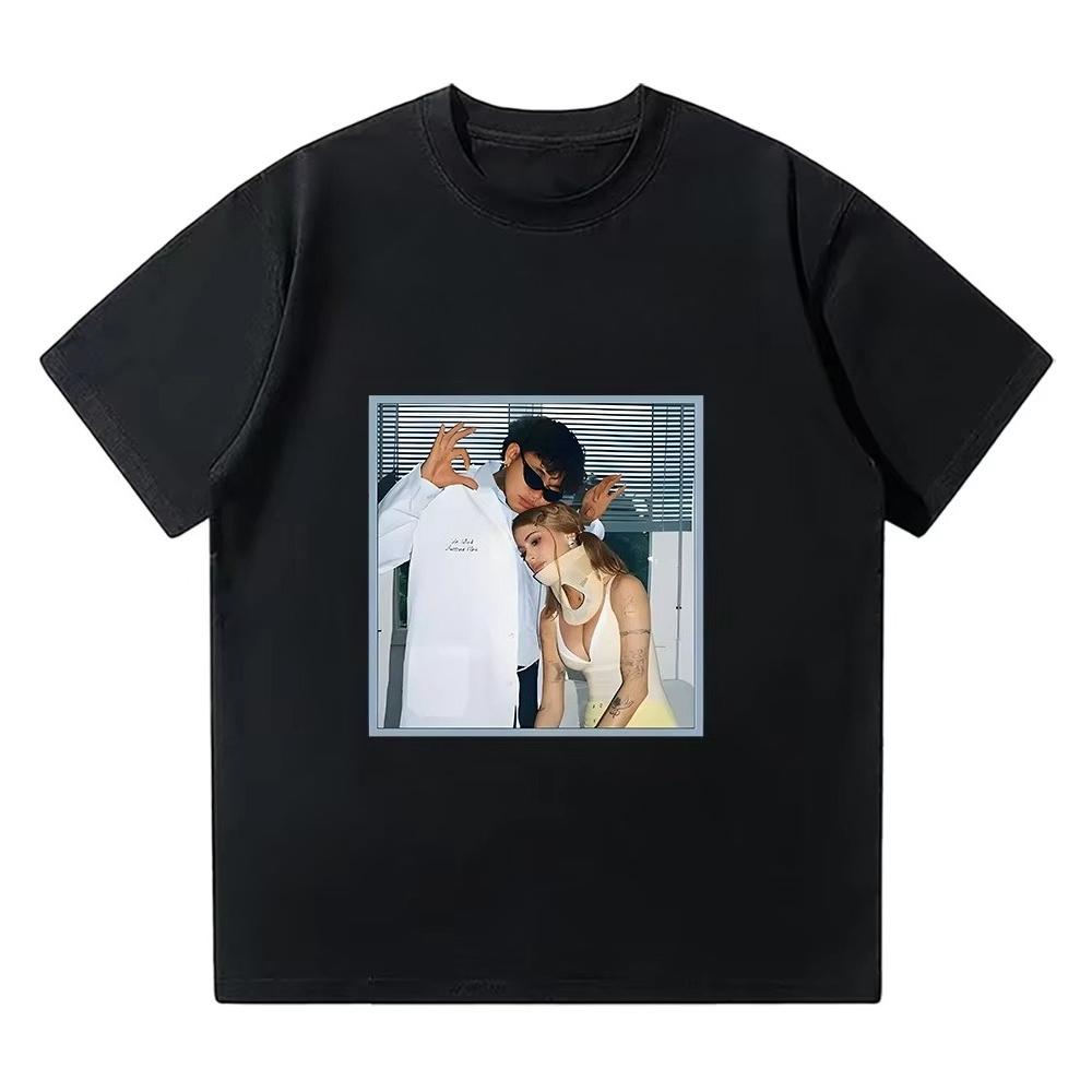 2025 Autumn and Winter New Pattern Printed T-shirt for Men and Women High-quality Pure Cotton Round Neck and Breathable T-shirt