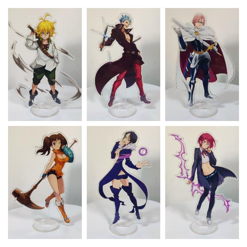 Epitome Portachiavi The Seven Deadly Sins - Set Armi Di Meliodas In Metallo, Spada E Ascia, Ciondoli Per Chiavi O Borsa
