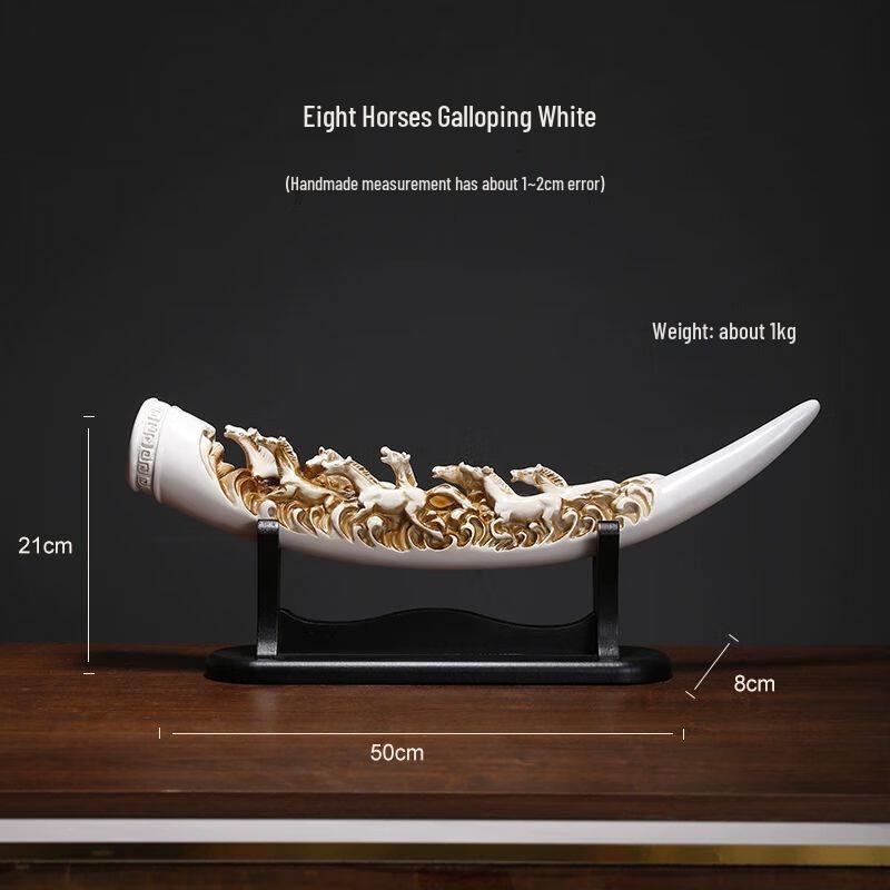 

Elegant Chinese Style Imitation Ivory Resin Ornament