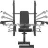 WEZHO Barbell Bench Press Rack