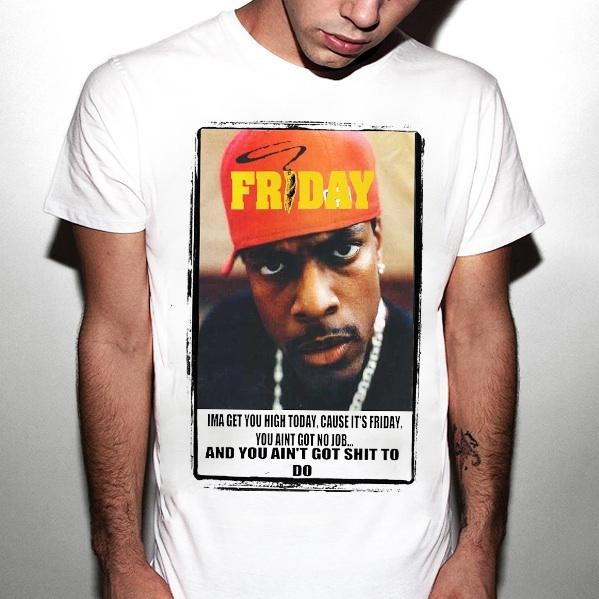 

Chris Tucker , Ice Cube, Friday, weed, California, movie, new, LA, NY Unisex T-Shirt XXXXL