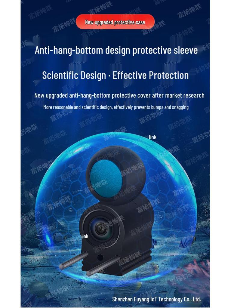 Underwater Fish Finder HD Camera with 5-Inch Display and Multi-Language Support