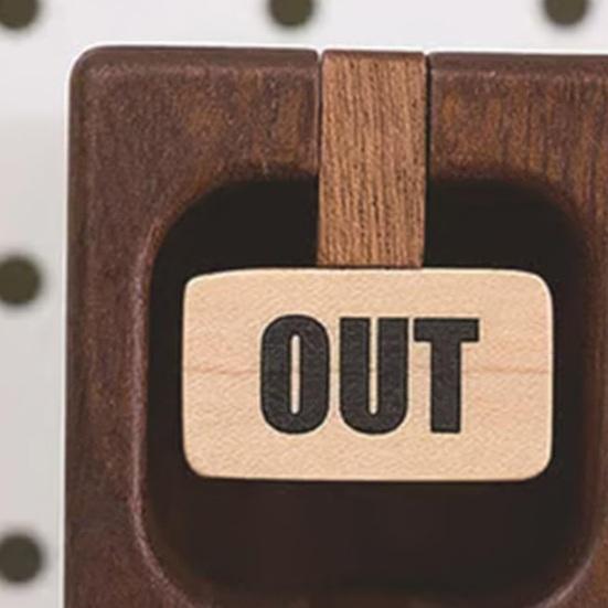 Wooden Key Holder Wall Mount Funny Face Expressions Handcrafted Key Storage Organizer Entryway Home Decor