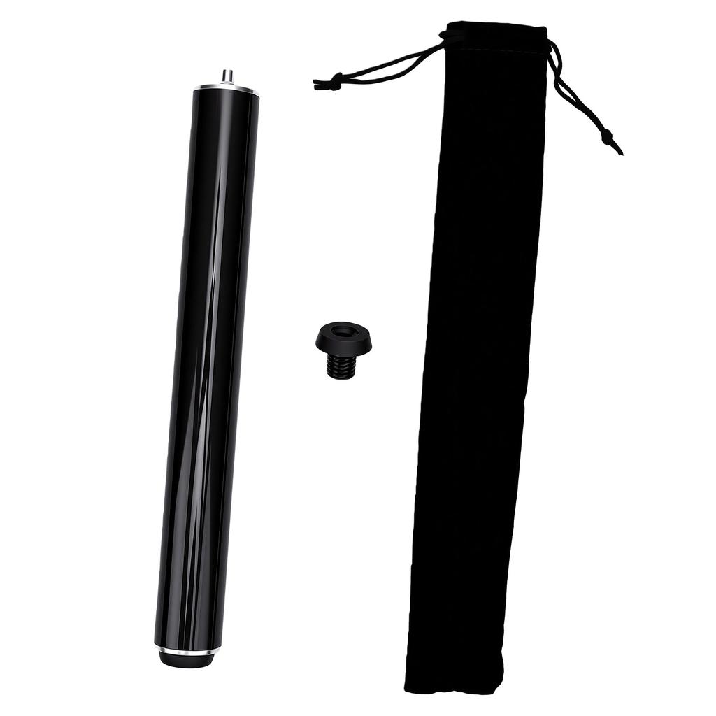 Pool Cue Extension Fit for PERI Stick 10 Inch Carbon Fiber Billiard Cue Butt Extension Secure Threaded Connection
