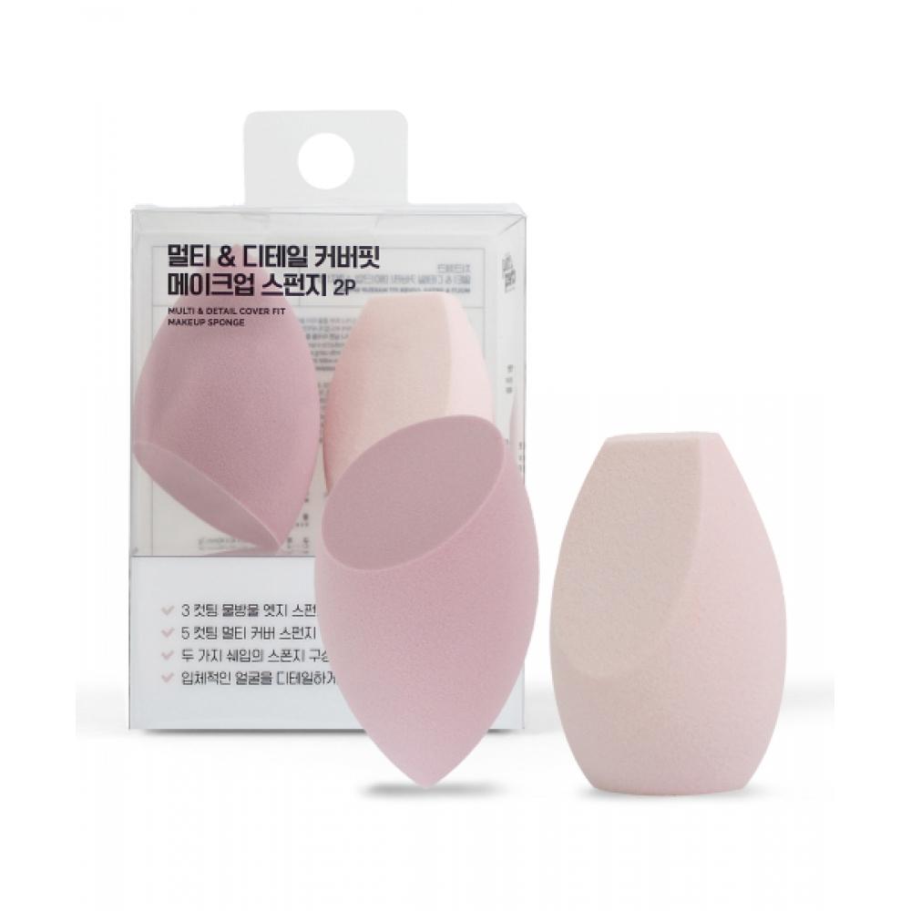 Gloss   Glow Chek Check Multi   Detail Coverfit Makeup Sponge 2p none