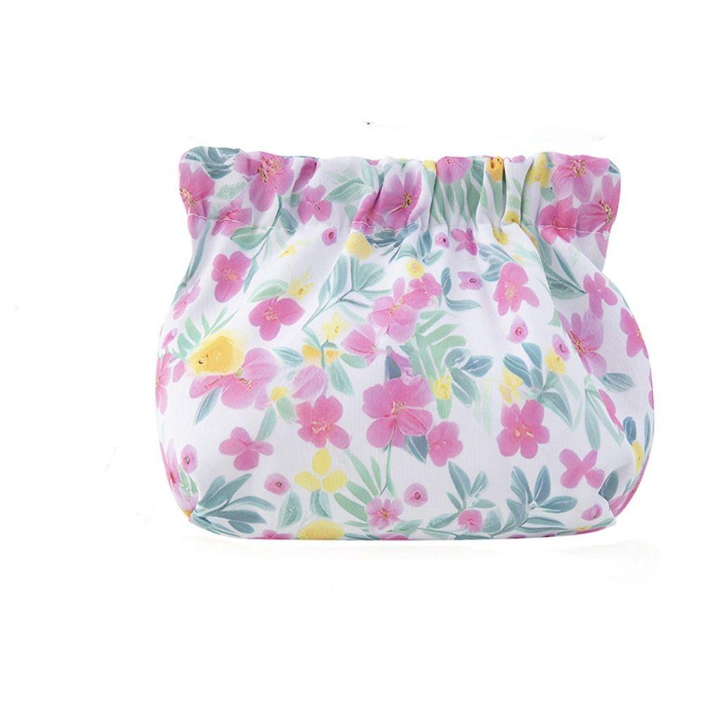 

Pu Leather Mini Cosmetic Bag Makeup Bag Coin Purse Portable Leaf Spring Bag Change Storage D