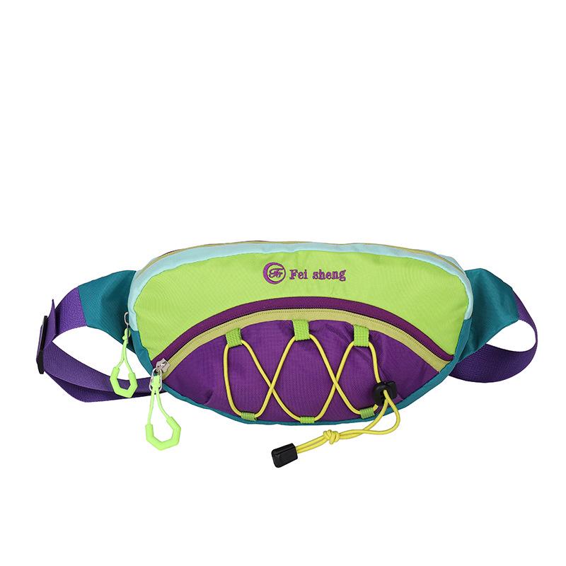 Women's Color Block Crossbody Chest Bag - Lightweight, Trendy for Outdoors & Cycling