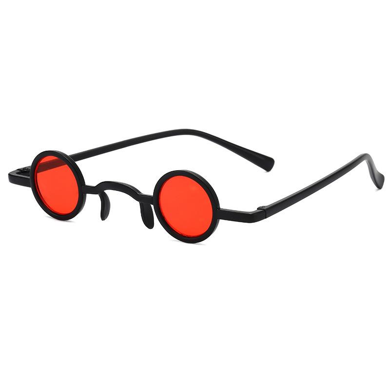 2025 Stylish European  American Small Round Frame Plastic Sunglasses