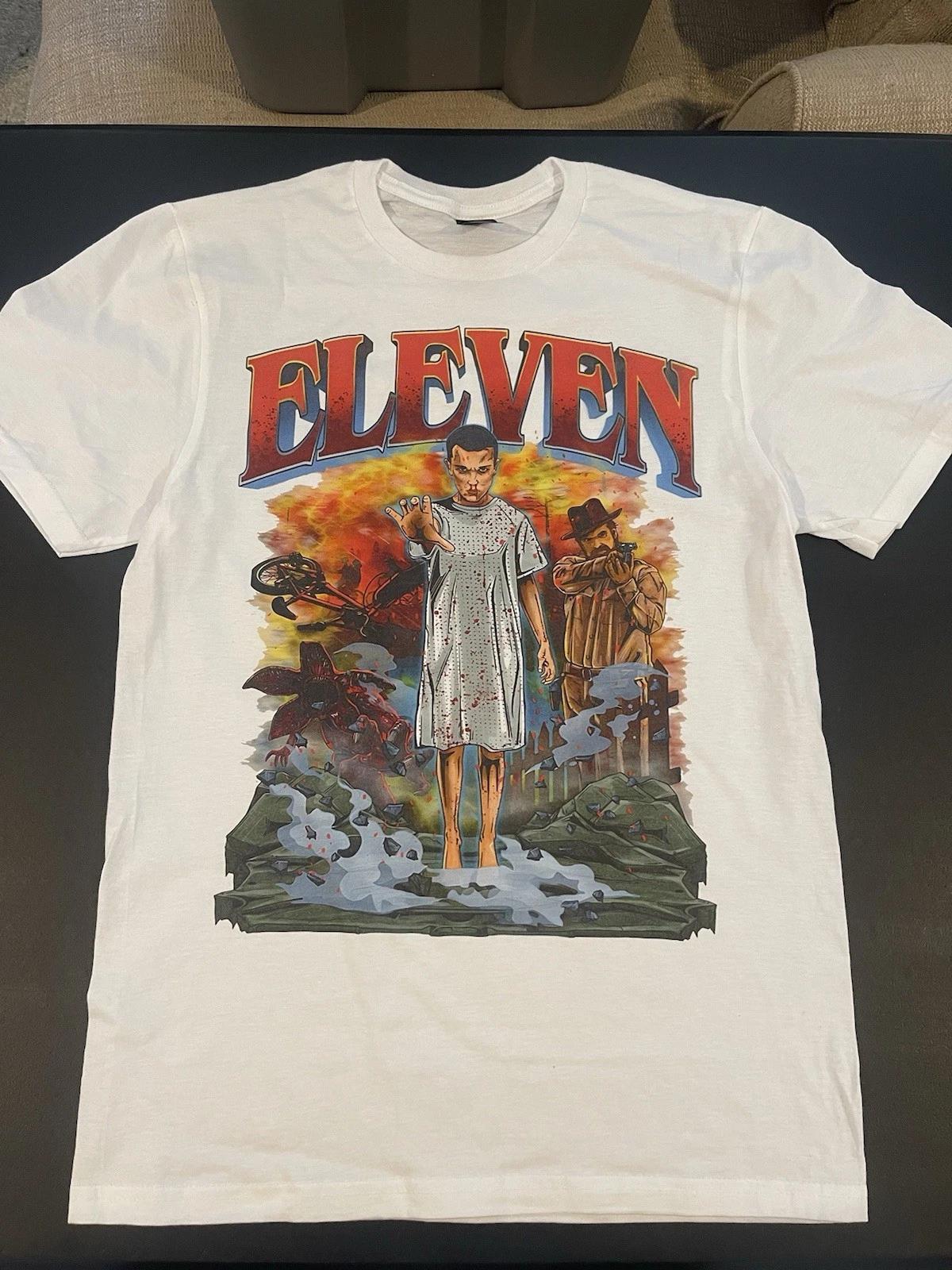 Eleven Stranger Things Graphic T-Shirt Horror Tee Retro Vintage Gift Vecna S