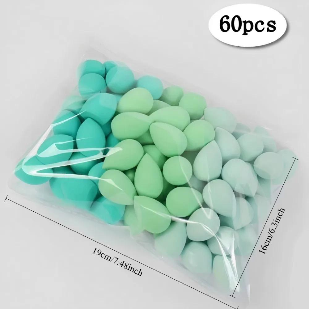 

60pcs Multi-color Makeup Sponge Cosmetic Mixer Beauty Egg Soft Foundation Brush Makeup Tools