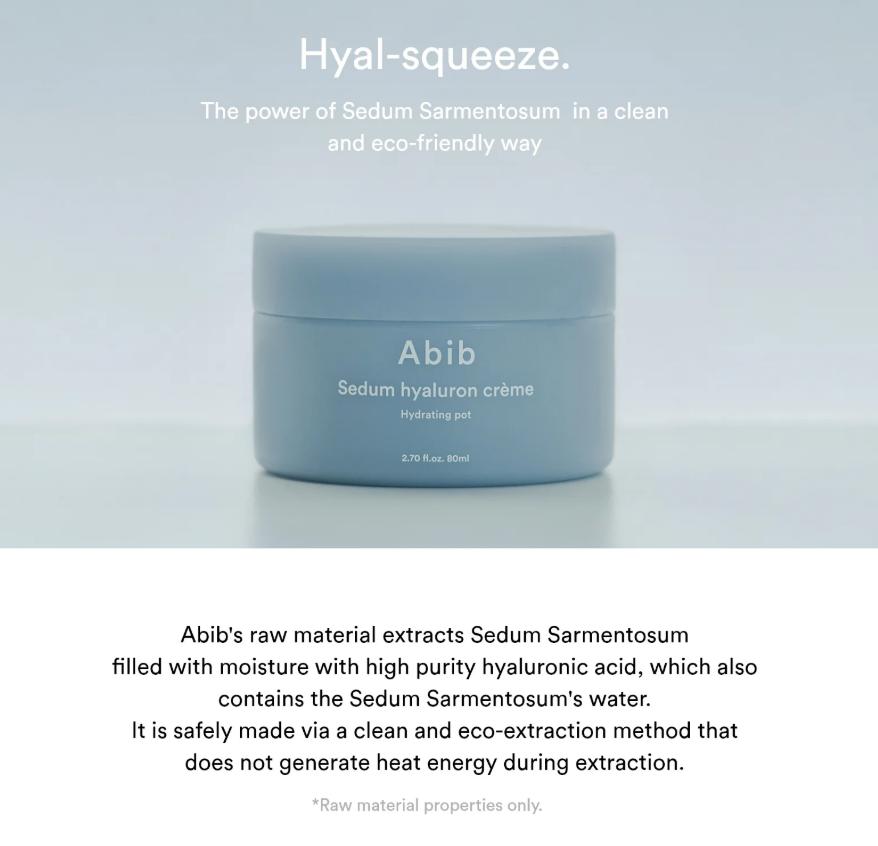 Sedum Hyaluron Creme Hydrating Pot